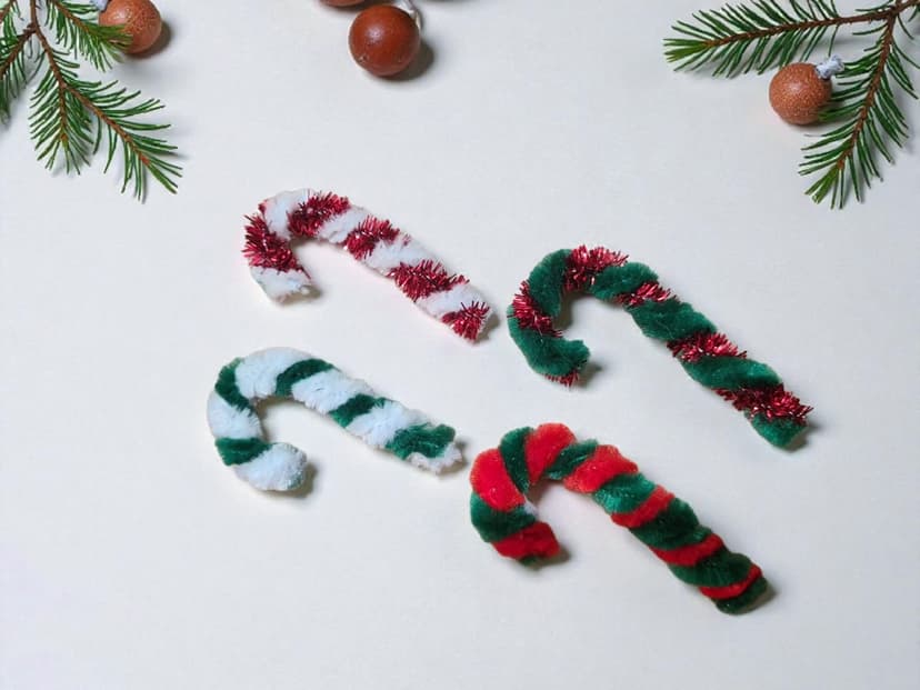 Bengala Natalina Decorativa – 5 cm (pacote com 10 un.)